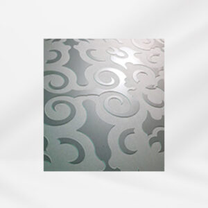 Stainless steel etching